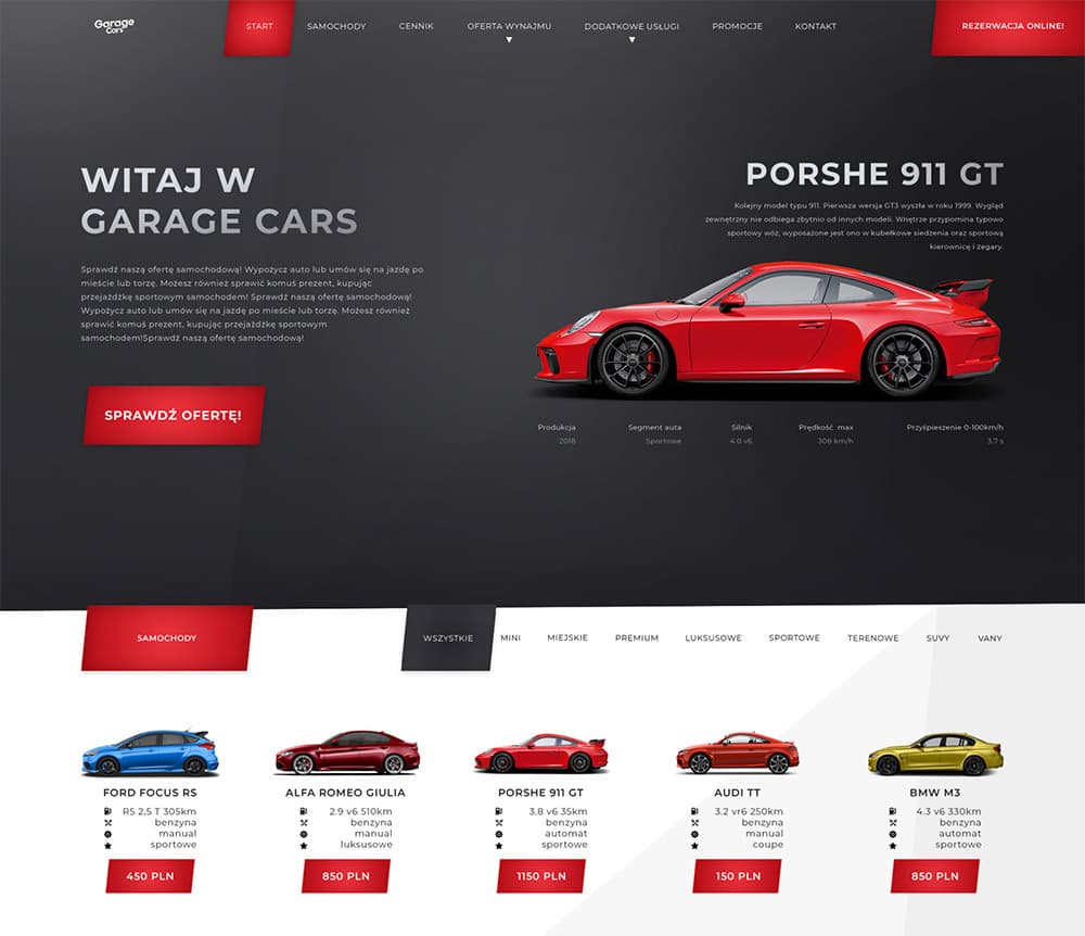 Realizzazione siti web automotive